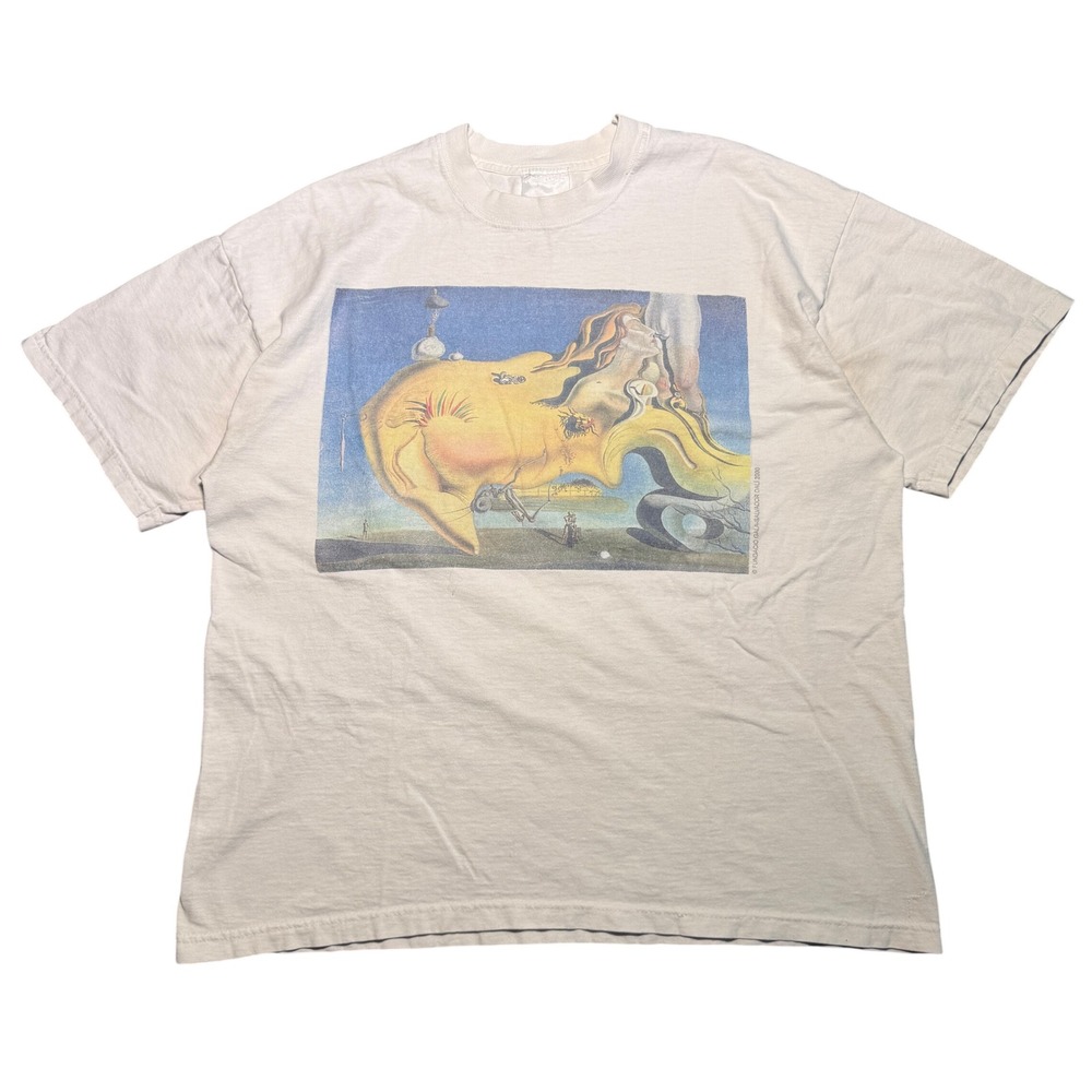 Vintage 90s Salvador Dali The Great Mer Art T-Shirt W… - Gem